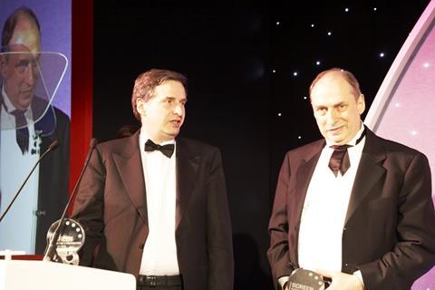 Nigel Green (left) and Trevor Green accept the Lifetime Achievement Award
